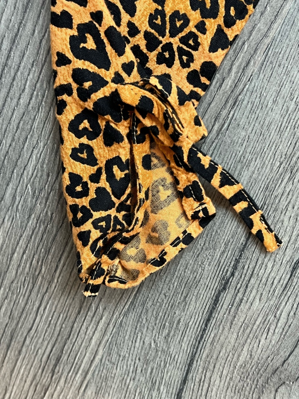 Leopard Print long sleeve crop top - XS - Picture 4 of 7